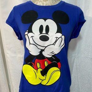 Blue Mickey Mouse Shirt